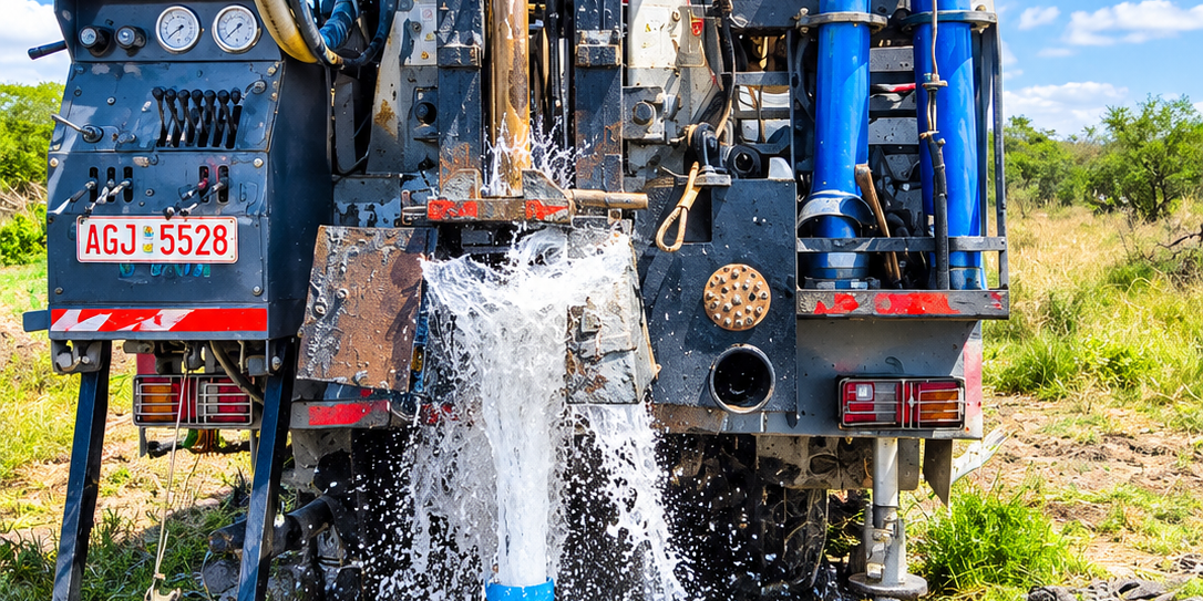 Industrial Water Well Drilling in Action